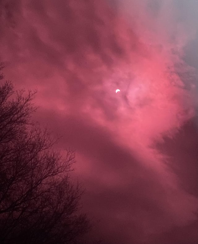 Here’s my Southern NY Eclipse photo: