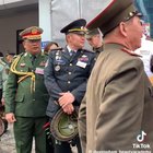 Delegates from different countries participated in the military parade to commemorate the victory of Dien Bien Phu in Vietnam
